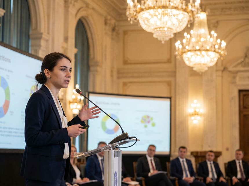 Andreea la conferință